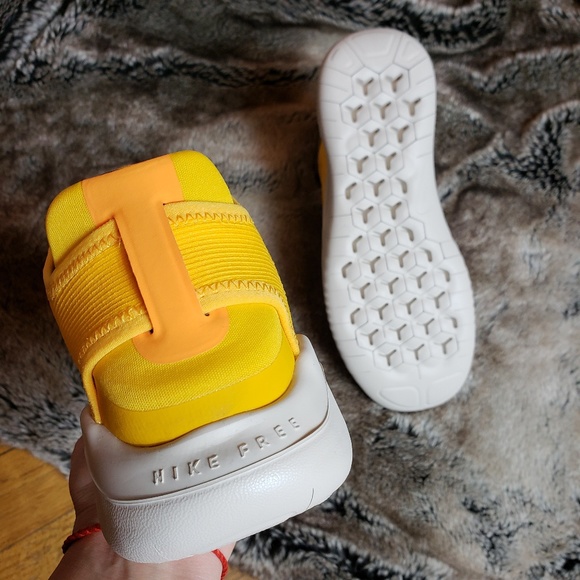 Nike Free RN 2018 Wild Suede yellow ochre running - Picture 6 of 6